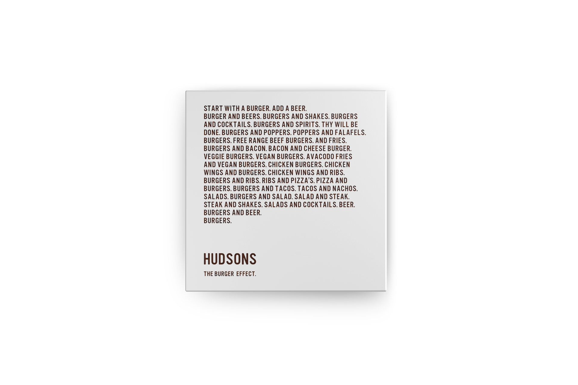 Hudsons Brand Design