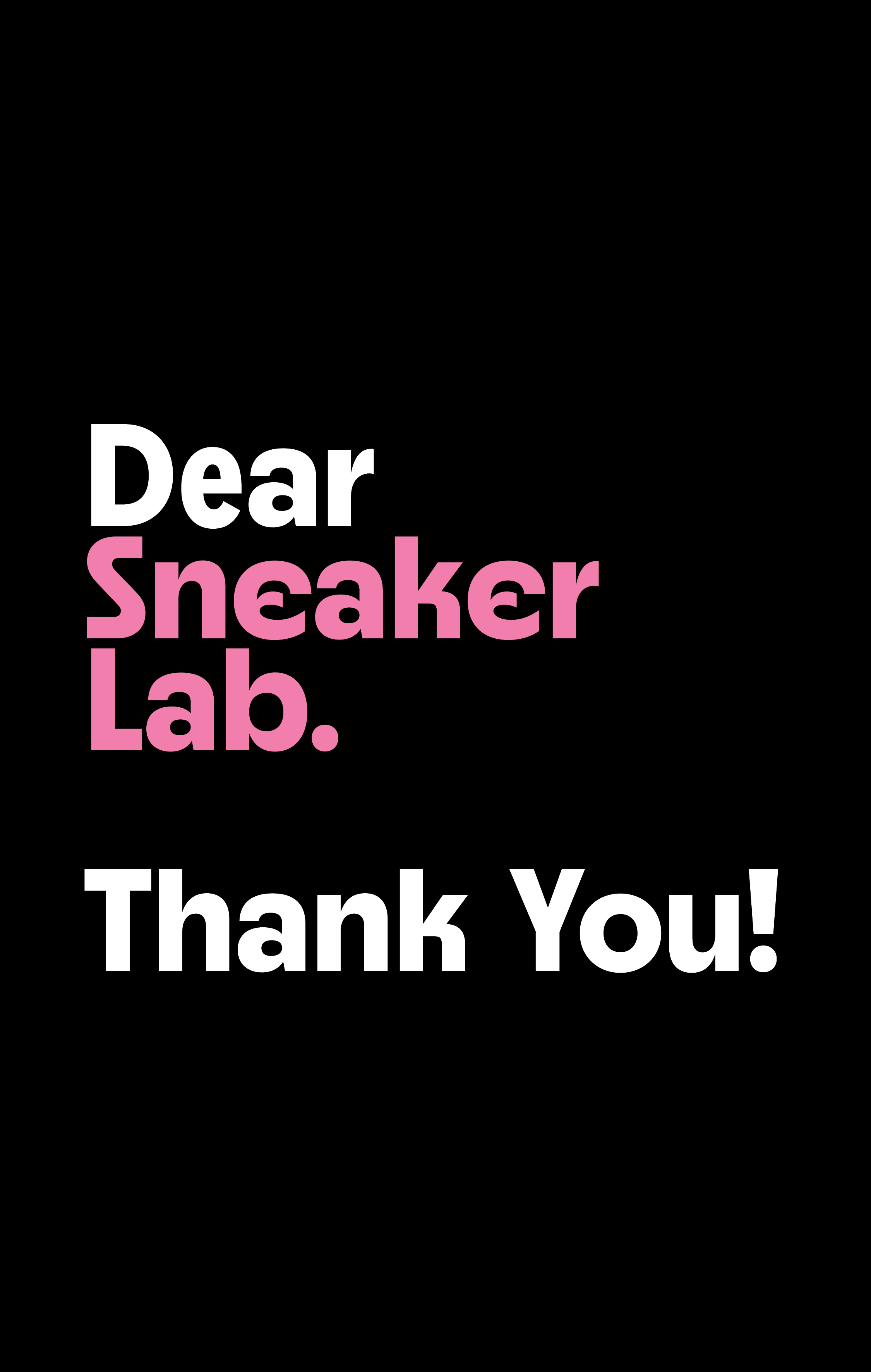 Sneaker Lab Design & Build